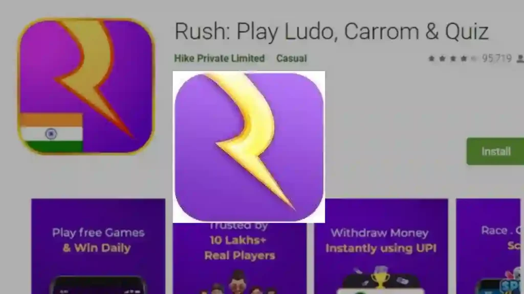 Best ludo money earning app - Rush App